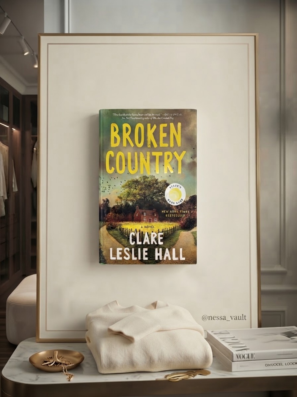 Clare Leslie Hall "Broken Country" Hardcover